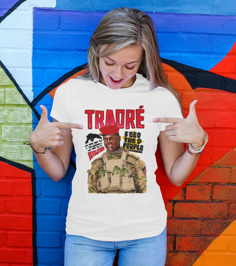 Traoré Revolution Ibrahim Feed The People T-Shirt