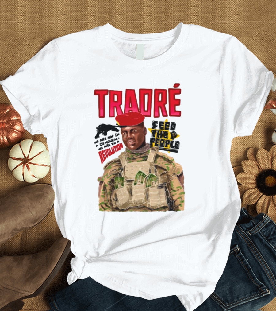 Traoré Revolution Ibrahim Feed The People T-Shirt