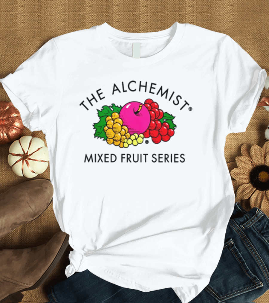 The Alchemist Limited Edition Mixed Fruit Pink Yellow Red Grapes Series T-Shirt