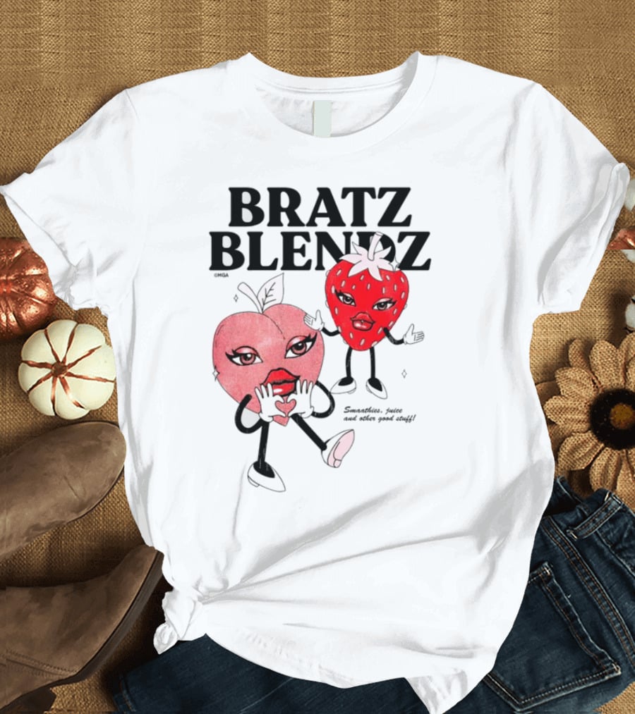 Sad Patron Stylin Bratz Blendz Fruit Characters T-Shirt