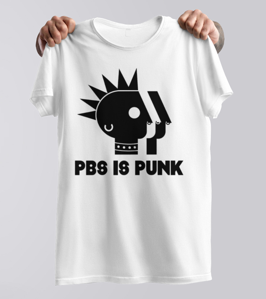 Two Crow Collective PBS Is Punk Vintage Cassette Vinyl Roots T-Shirt