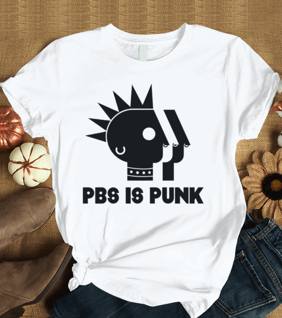 Two Crow Collective PBS Is Punk Vintage Cassette Vinyl Roots T-Shirt