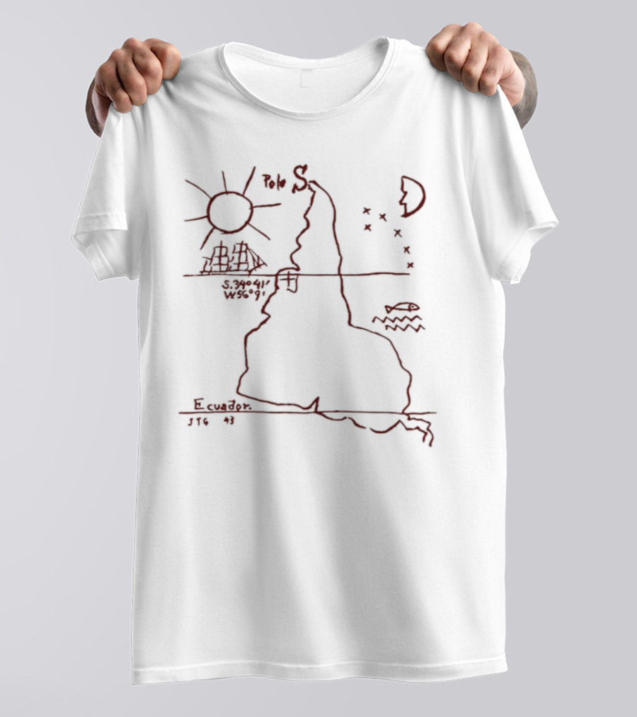 Winona Forever Gracias A Dios Nasci Na América Latina Map Outline Sun Moon T-Shirt