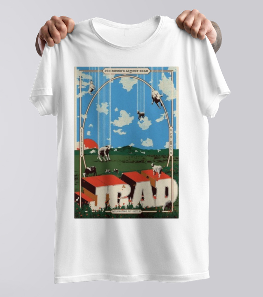 Joe Russo's Almost Dead JRAD Milwaukee WI Oct 3 2025 Lambs Clouds T-Shirt