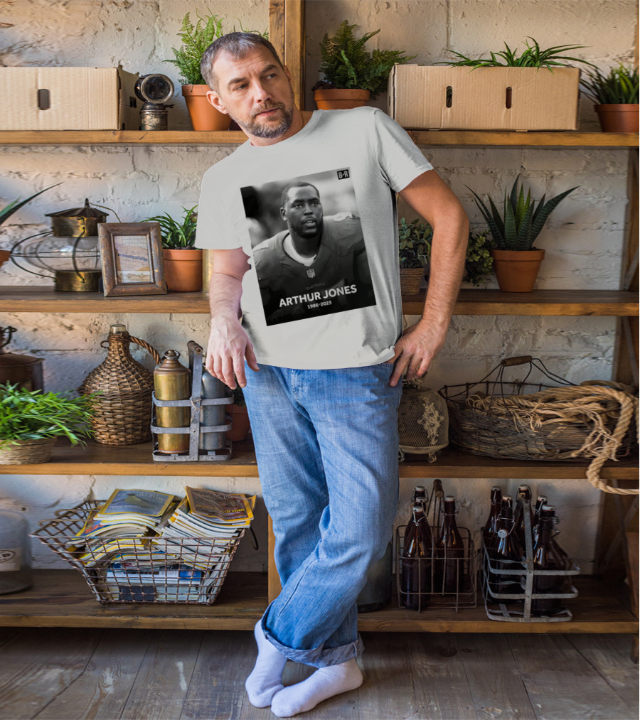 Arthur Jones Baltimore Ravens NFL Player Tribute 1986-2025 T-Shirt