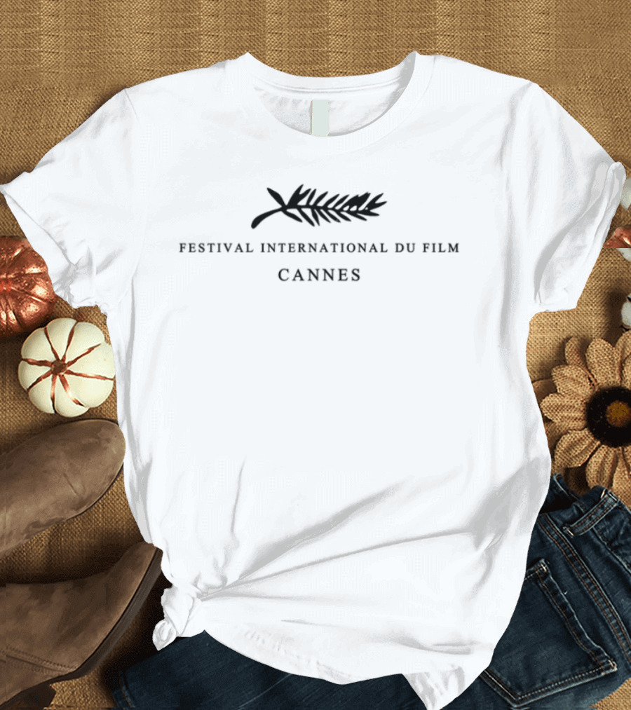 Festival International Du Film Cannes Palme D'Or Iconic Emblem Recognition T-Shirt