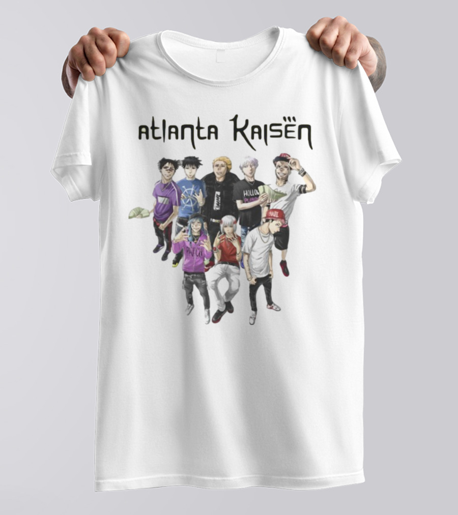 Goofyahhtees Atlanta Kaisen Anime Character Group With Fashion Styles T-Shirt