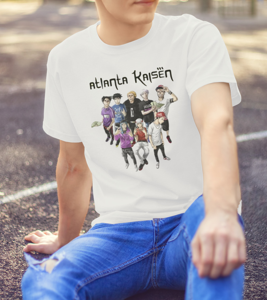 Goofyahhtees Atlanta Kaisen Anime Character Group With Fashion Styles T-Shirt