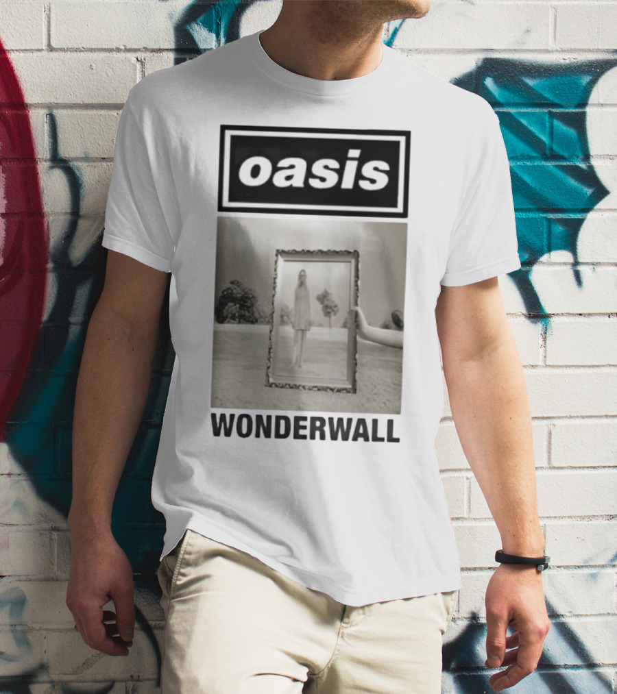 Oasis Wonderwall Single Oasisinet Visual T-Shirt