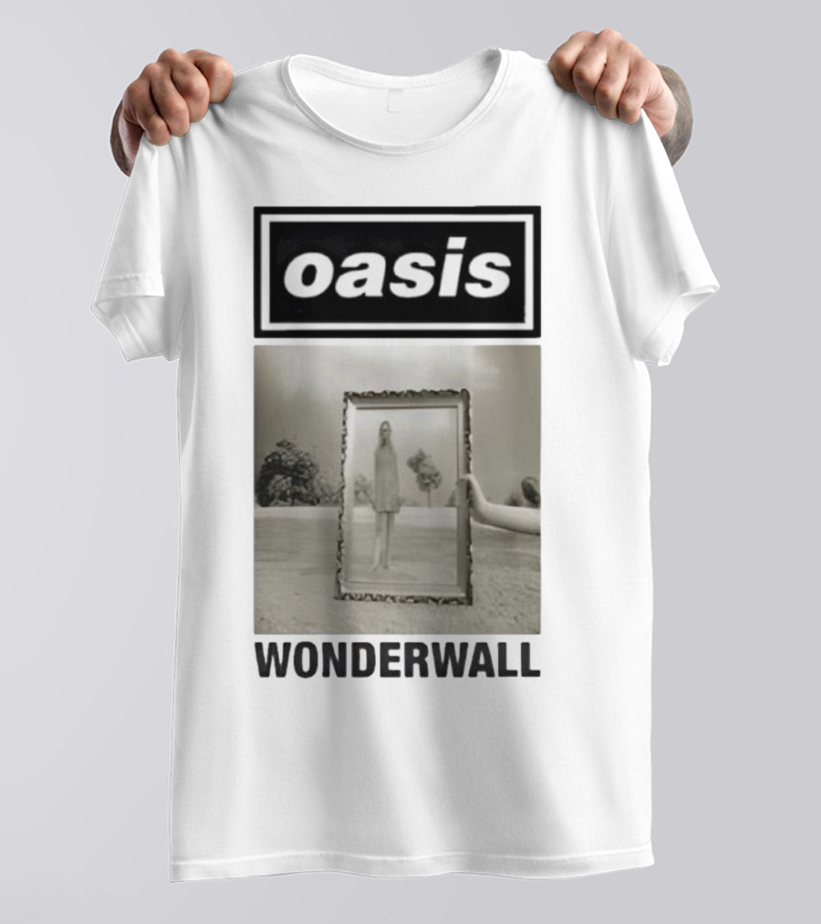Oasis Wonderwall Single Oasisinet Visual T-Shirt