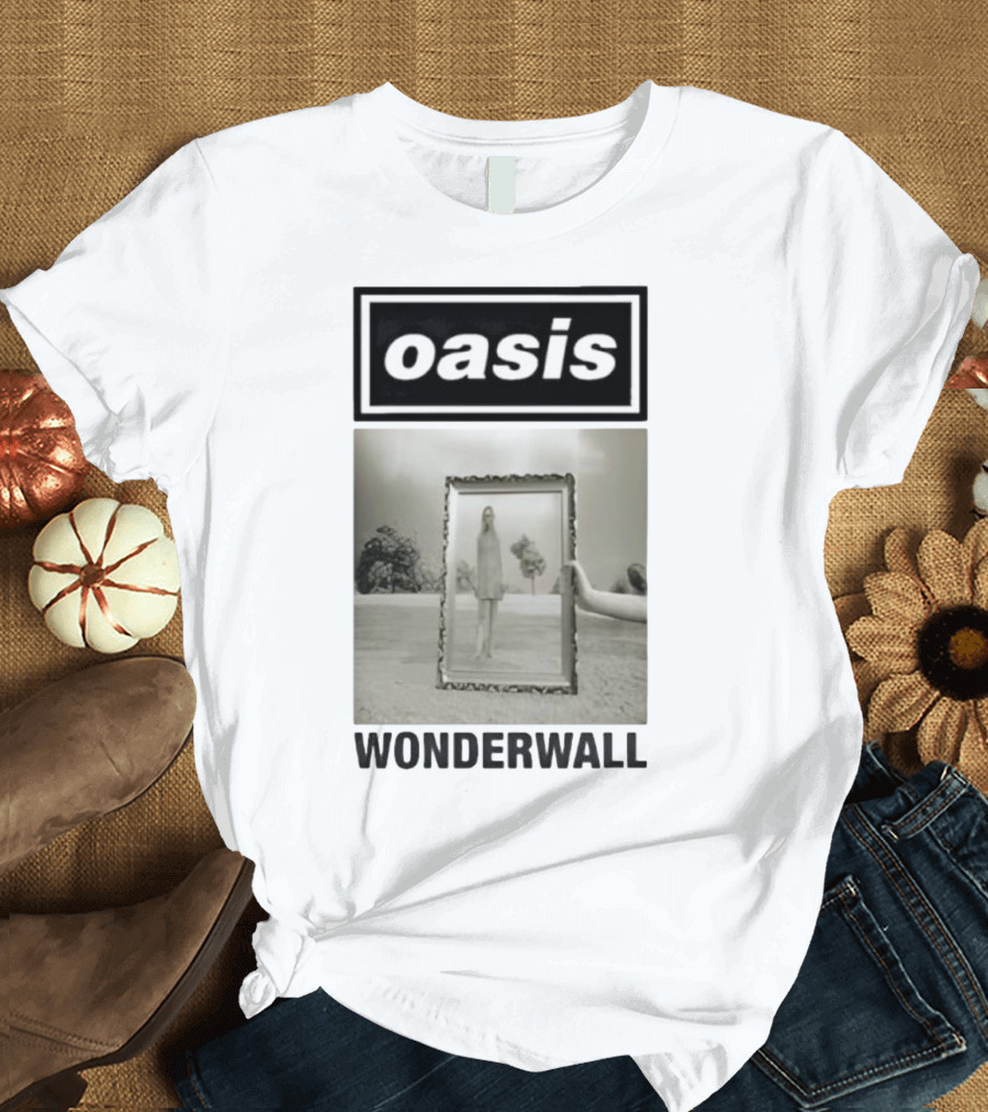 Oasis Wonderwall Single Oasisinet Visual T-Shirt