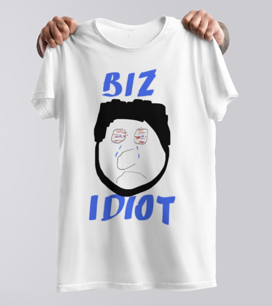 Biz Idiot Meme Renaissance Style Tears T-Shirt