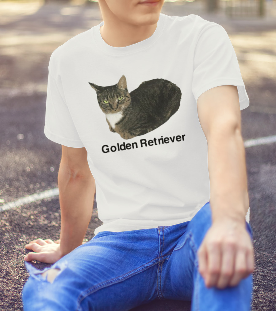 Henry Johnson Cat Humor Golden Retriever Caption T-Shirt