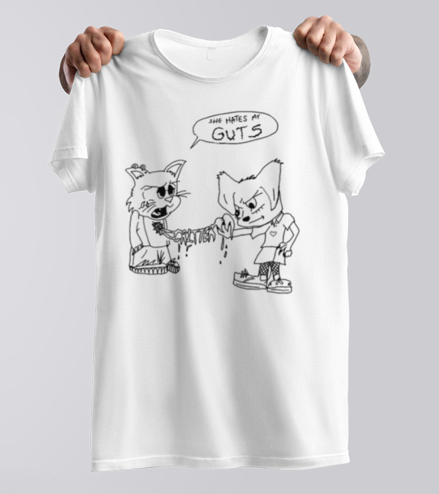 Limited Edition She Hates My Guts Wolf Character T-Shirt