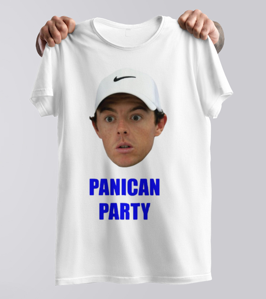 Panican Party Funny Golf Cap Expression T-Shirt