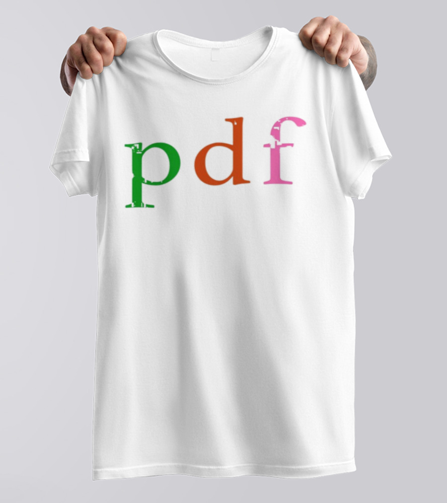 Pdf These Files Contain Confidential Multicolor Text T-Shirt