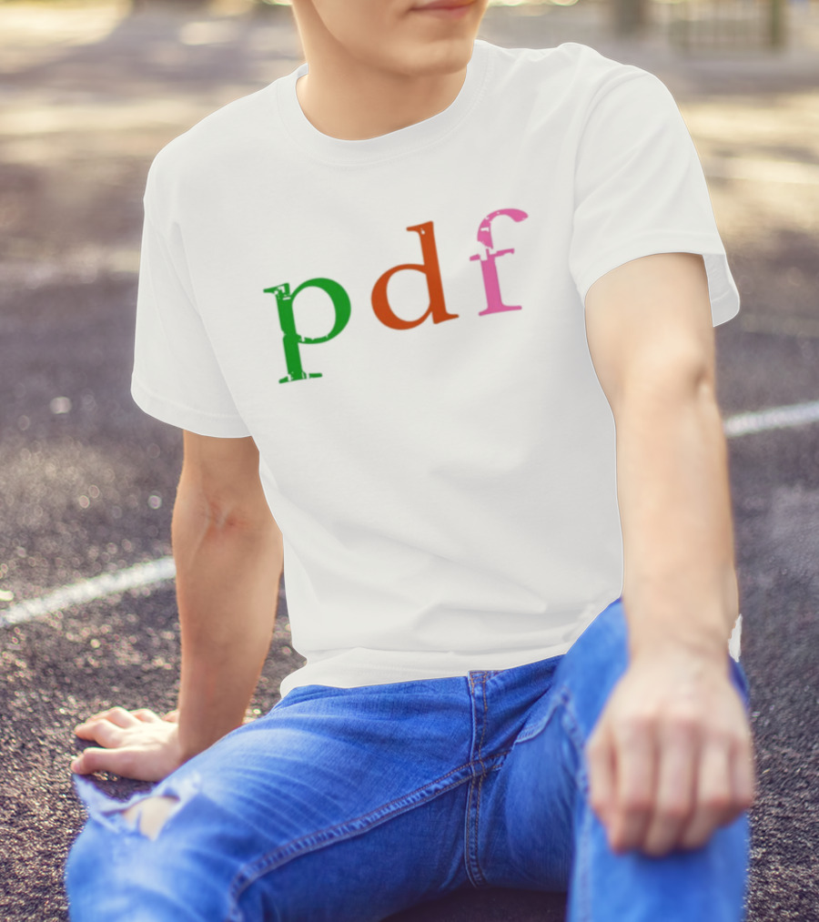 Pdf These Files Contain Confidential Multicolor Text T-Shirt