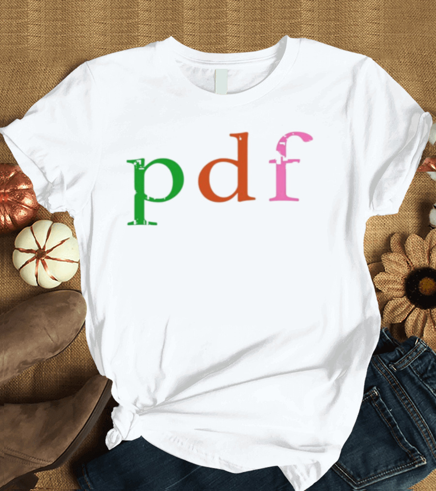 Pdf These Files Contain Confidential Multicolor Text T-Shirt