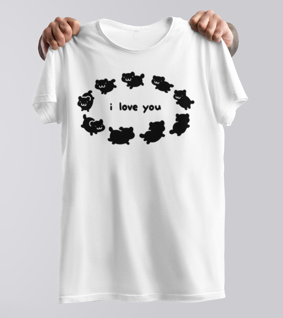 Crumb I Love You Cute Animal Circle T-Shirt