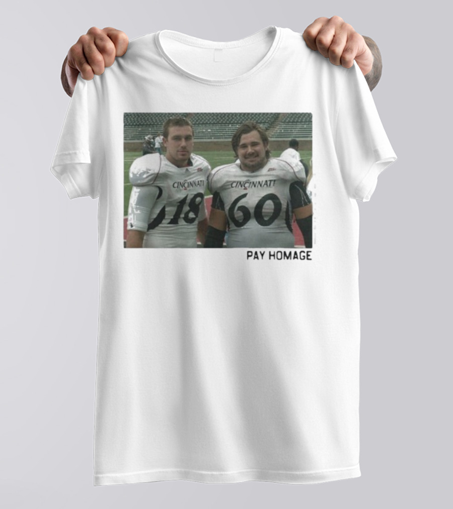 Cincinnati Bearcats Kelce Brothers Football Team Vintage Tribute T-Shirt