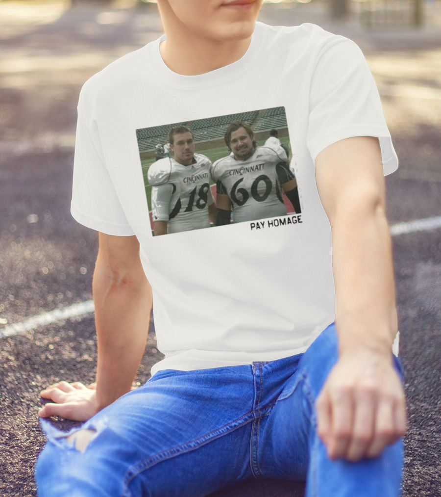 Cincinnati Bearcats Kelce Brothers Football Team Vintage Tribute T-Shirt