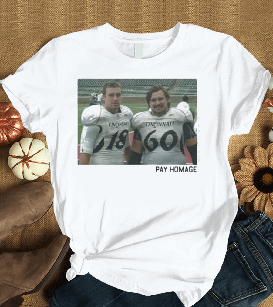 Cincinnati Bearcats Kelce Brothers Football Team Vintage Tribute T-Shirt