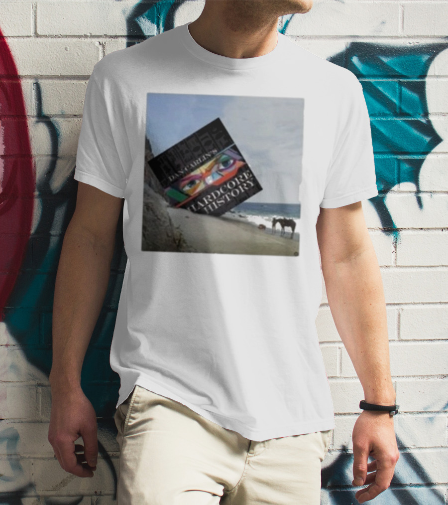 Dan Carlin Hardcore History Podcast Planet Of The Apes Beach Scene T-Shirt