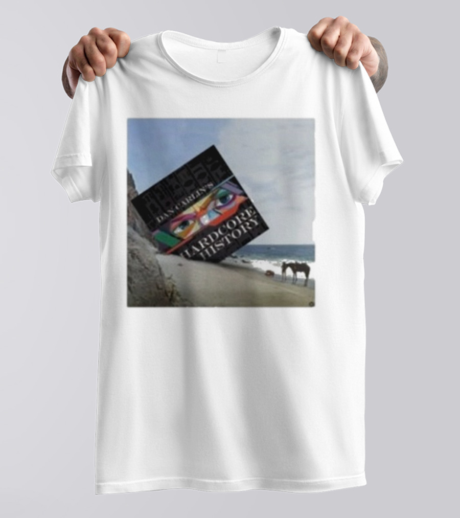 Dan Carlin Hardcore History Podcast Planet Of The Apes Beach Scene T-Shirt