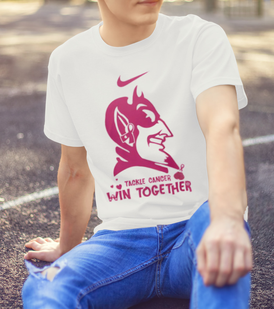 Duke Blue Devils Nike Tackle Cancer Win Together In October We Wear Pink T-Shirt