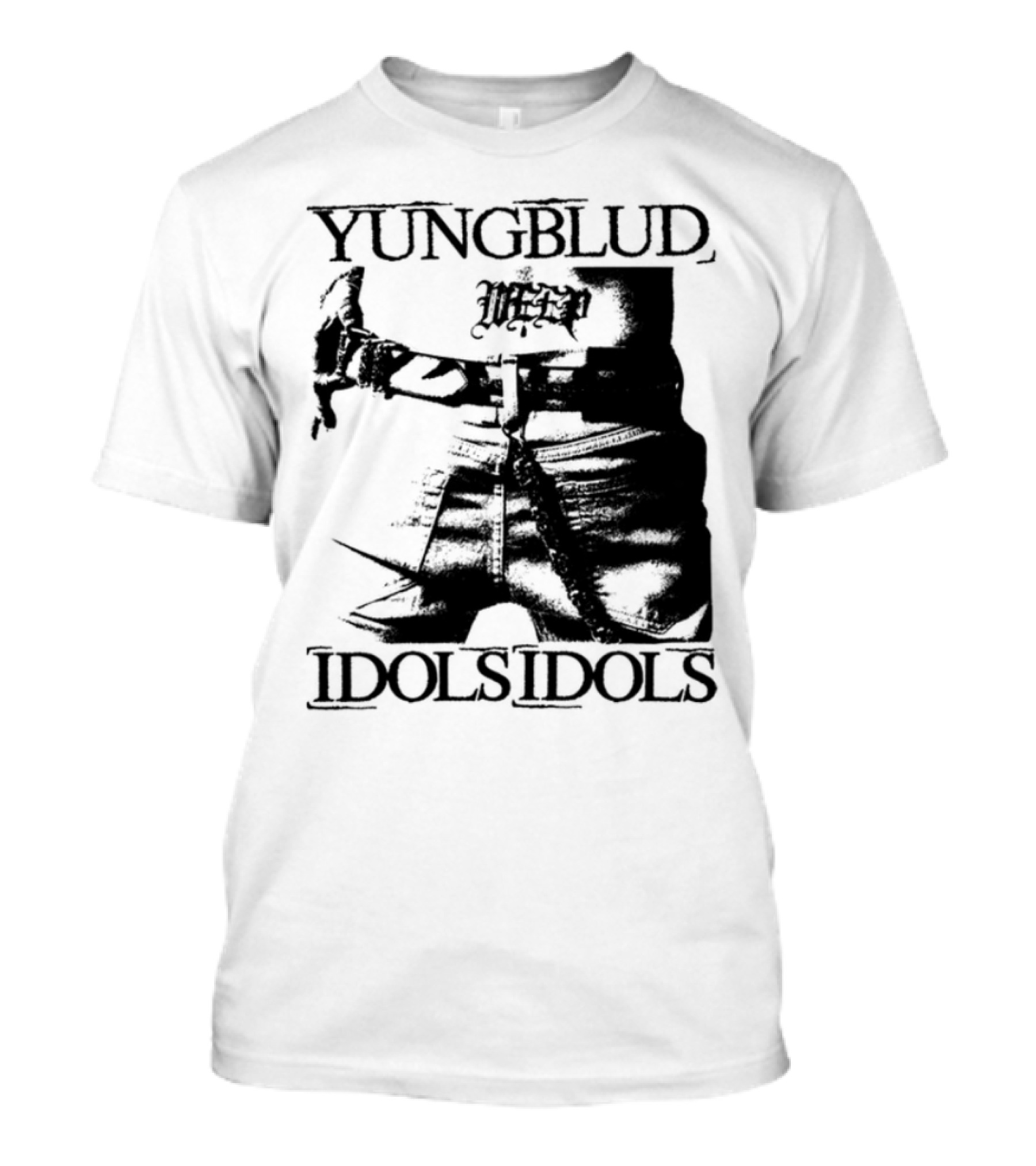 Yungblud Idolsidols Limited White Tattoo Design T-Shirt