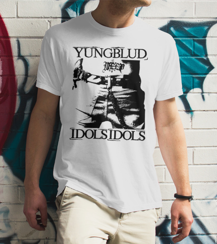 Yungblud Idolsidols Limited White Tattoo Design T-Shirt