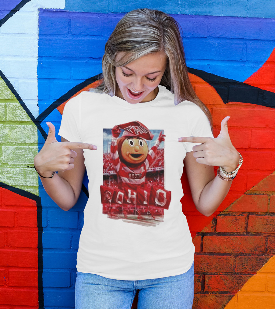 Ohio State Buckeyes Brutus Mascot At Ohio Stadium Event T-Shirt