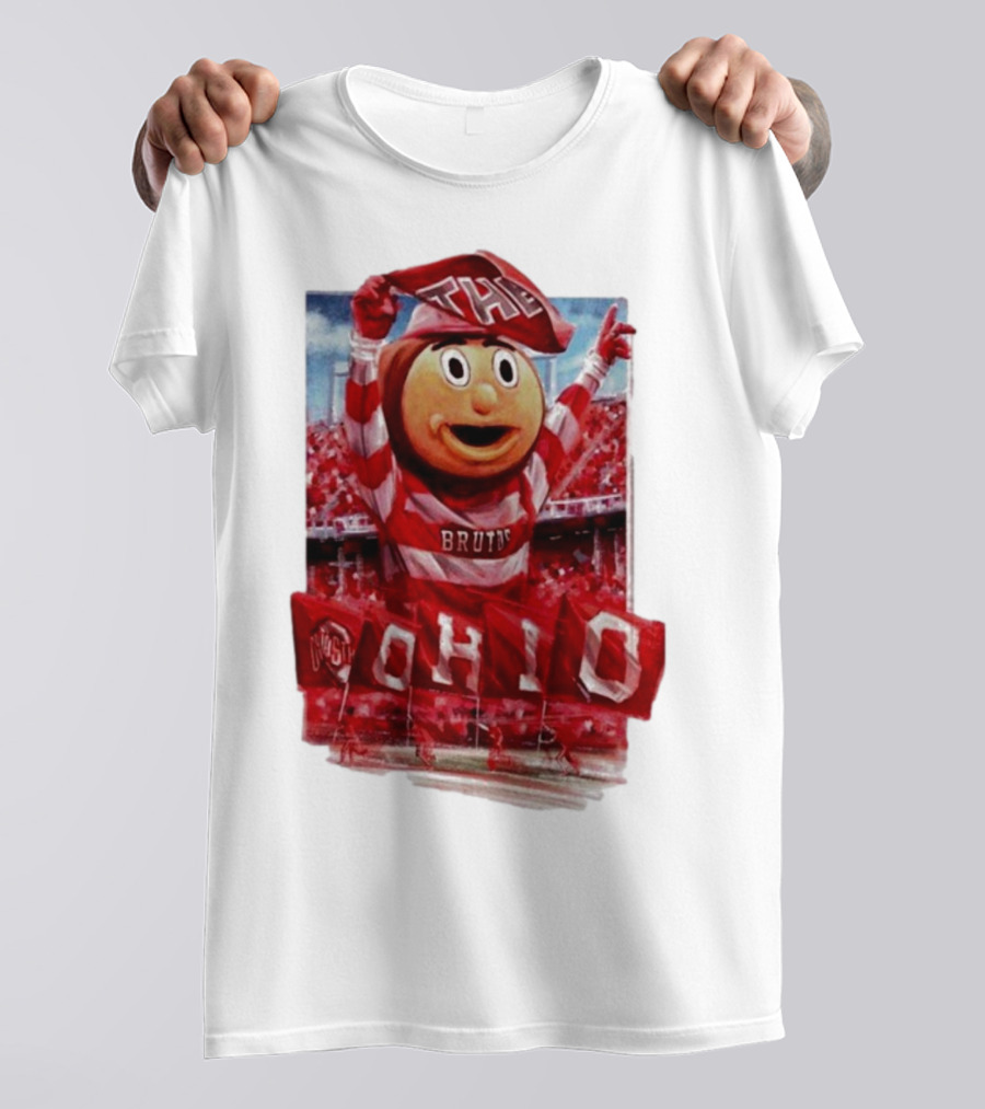 Ohio State Buckeyes Brutus Mascot At Ohio Stadium Event T-Shirt