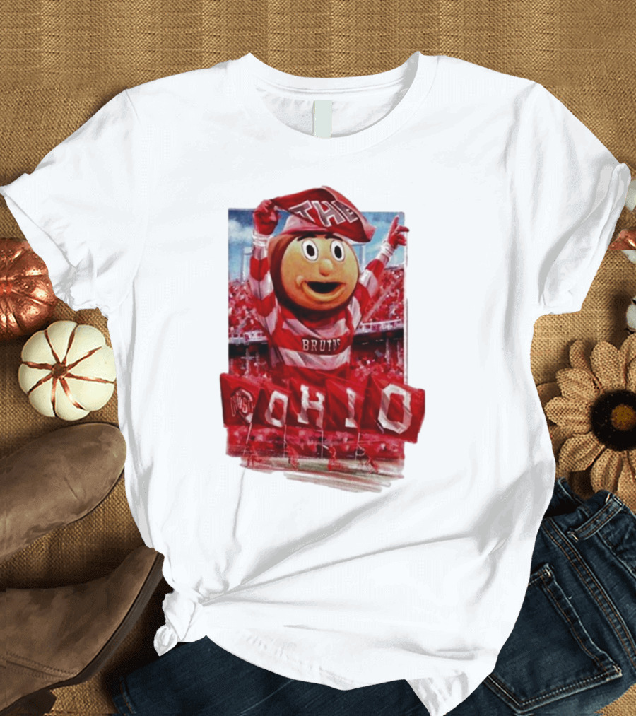 Ohio State Buckeyes Brutus Mascot At Ohio Stadium Event T-Shirt