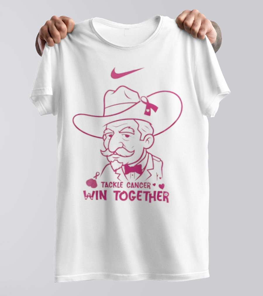 Ole Miss Rebels Nike Tackle Cancer Win Together Pink October T-Shirt