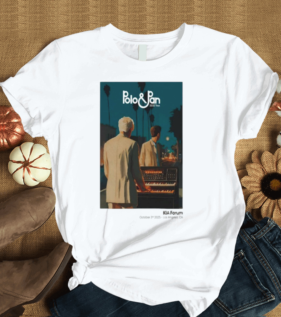Polo & Pan 2222 Tour October 3 2025 Inglewood CA Event T-Shirt