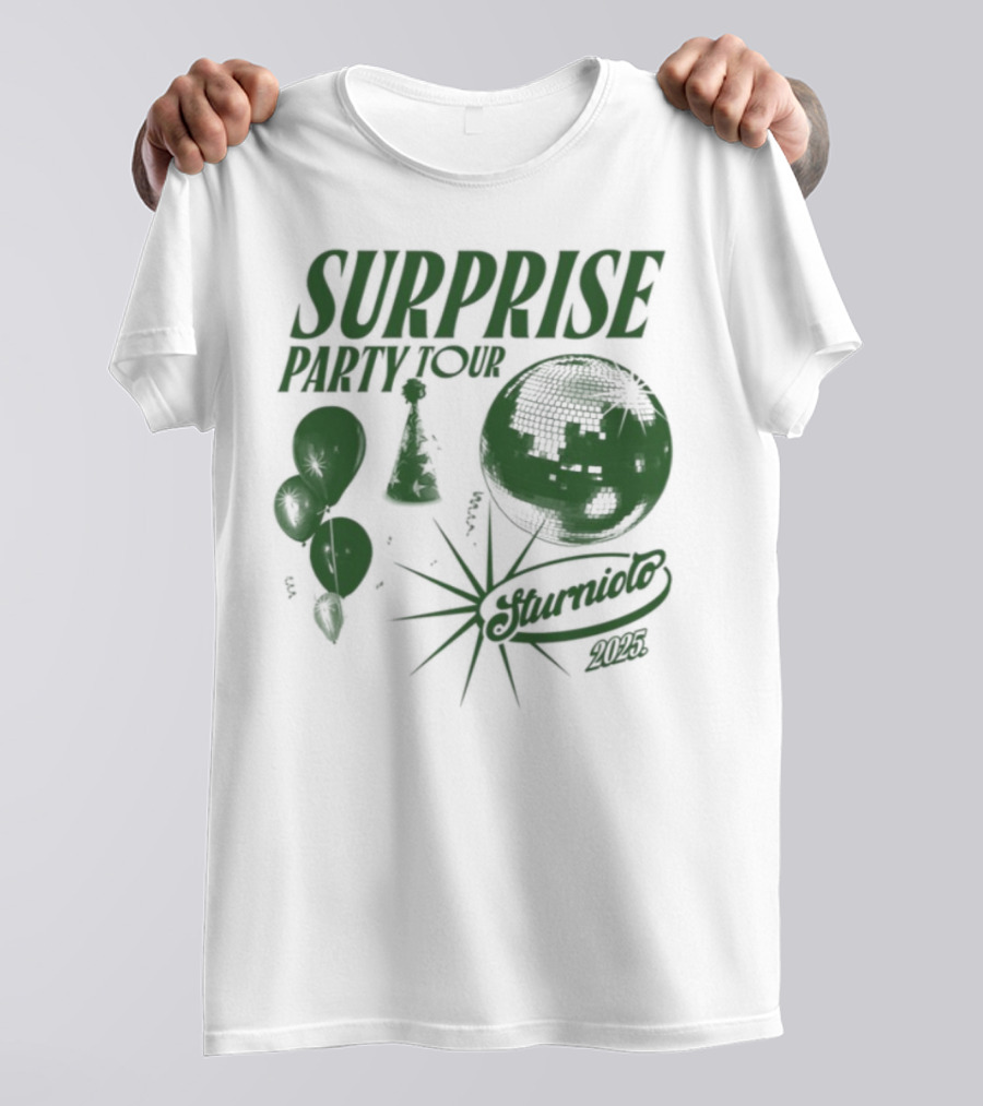 Surprise Party Tour Sturniolo Vibes Balloons And Disco Theme T-Shirt