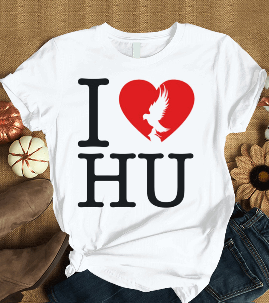 Hollywood Undead Spring 2025 I Love HU Heart And Eagle Icon T-Shirt