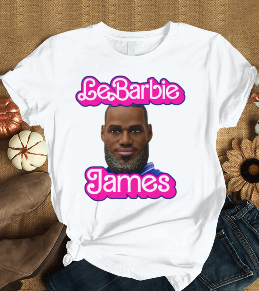 LeBarbie James Basketball Icon Parody T-Shirt