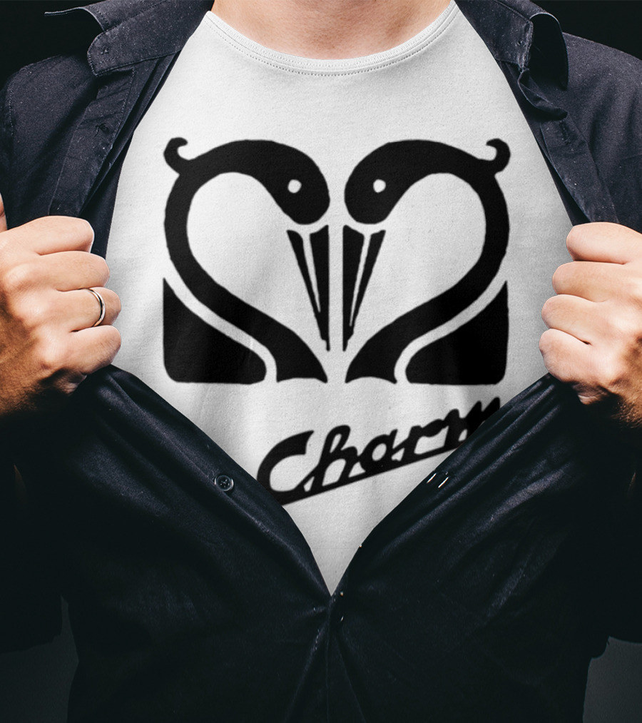 Charm Swan Europe Tour 23 Concert Aesthetic Retro Swans T-Shirt