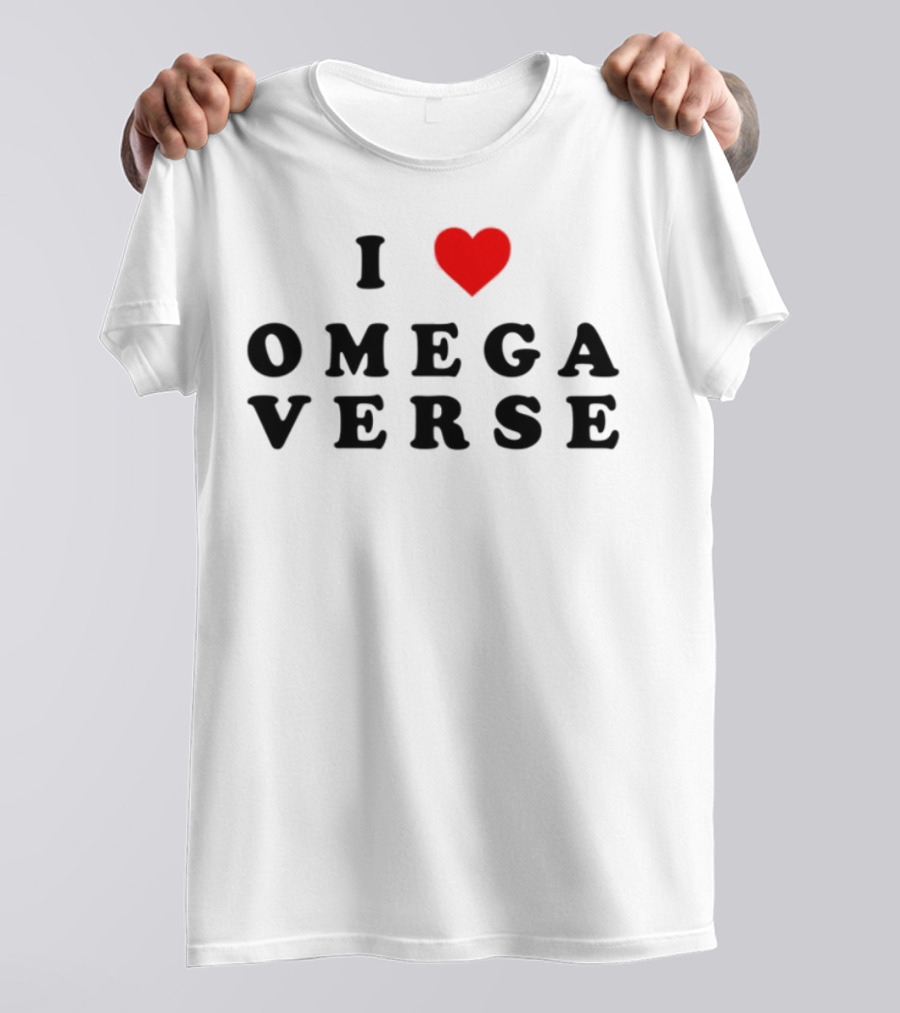 I Love Omegaverse Heart Symbol T-Shirt