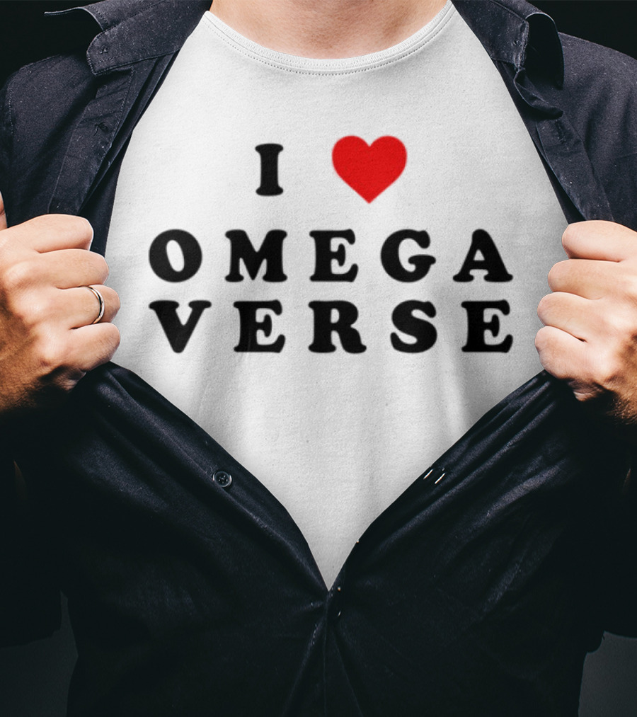 I Love Omegaverse Heart Symbol T-Shirt