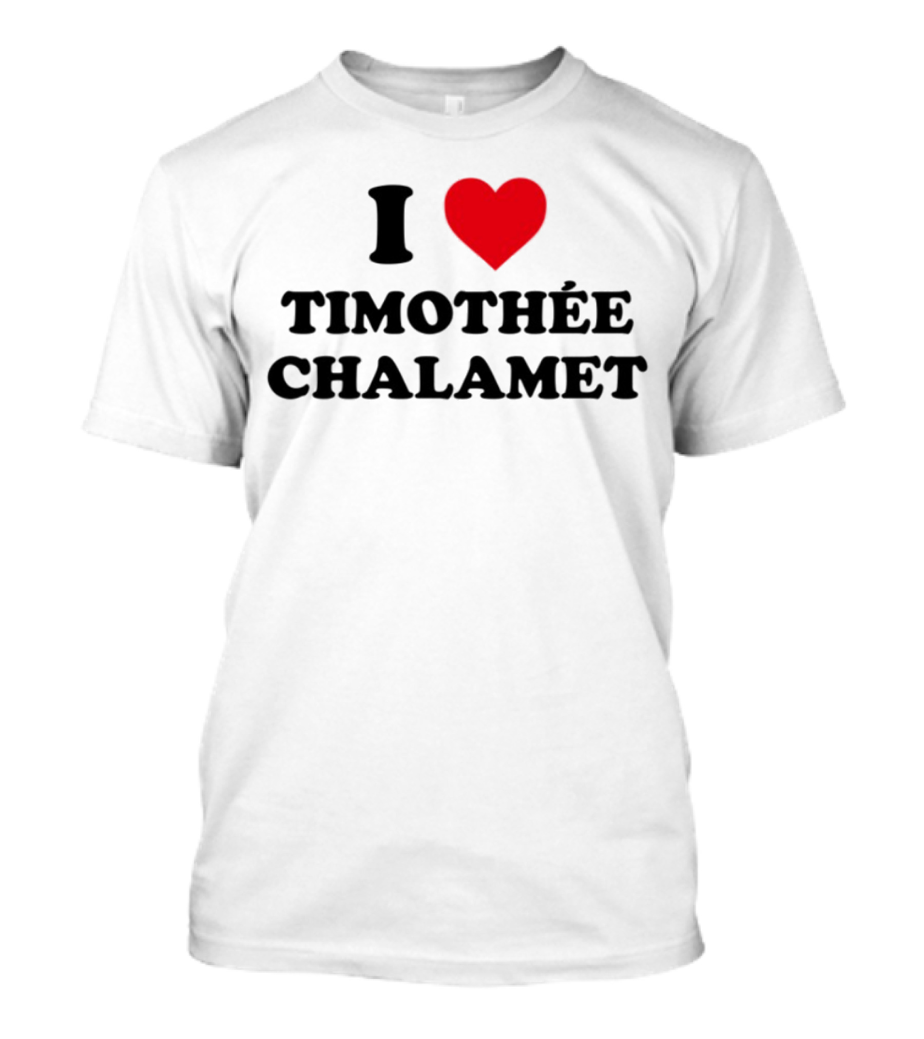 I Heart Timothée Chalamet Enthusiast Apparel T-Shirt