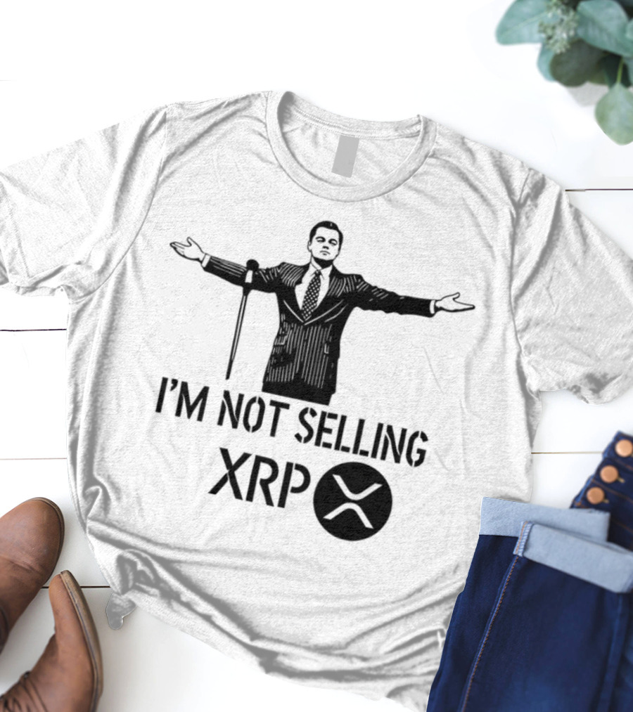 I'm Not Selling XRP Man With Outstretched Arms T-Shirt