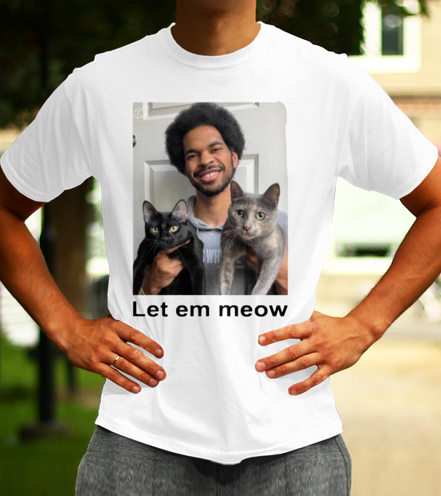 Limited Let Em Meow Jarrett Allen Cats T-Shirt