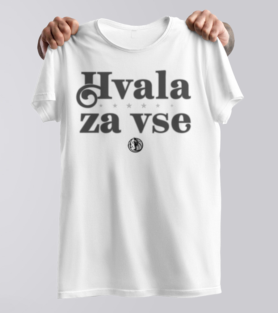 Hvala Za Vse Thank You Ball Stars T-Shirt