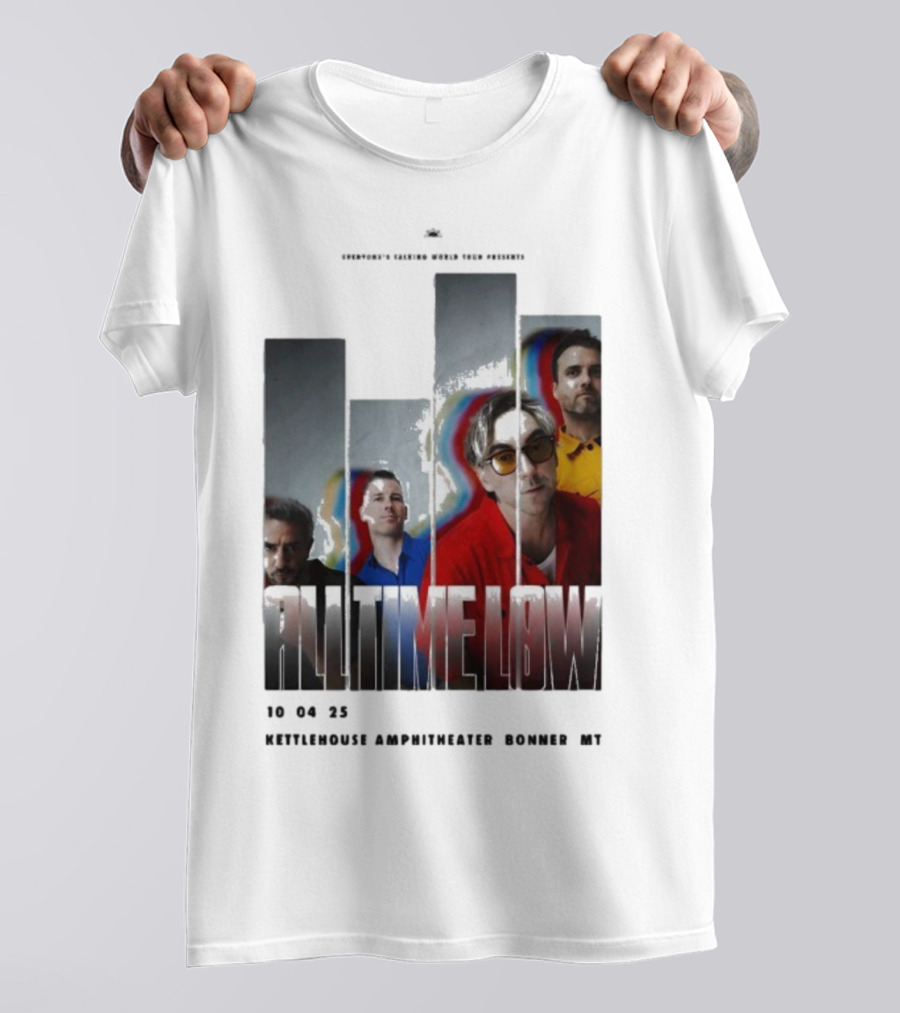 All Time Low Live 10.4.2025 KettleHouse Amphitheater Bonner MT T-Shirt