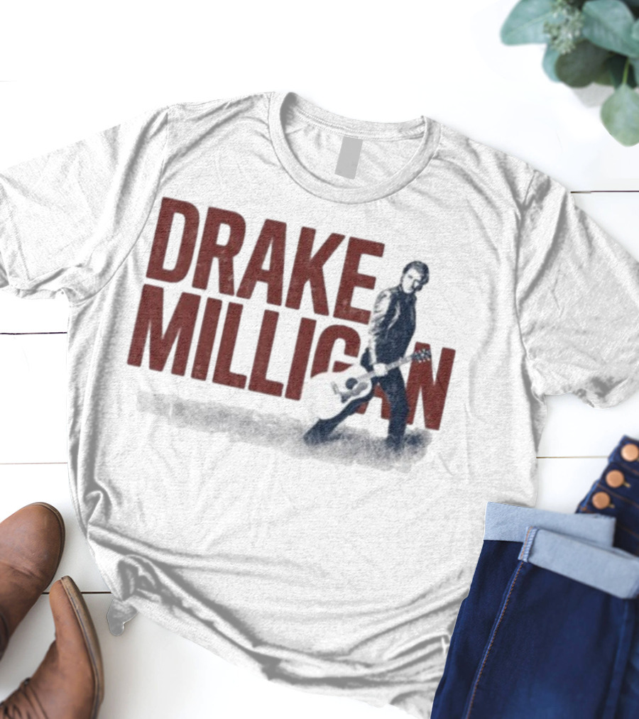 Drake Milligan Silver Guitar Photo Edition T-Shirt