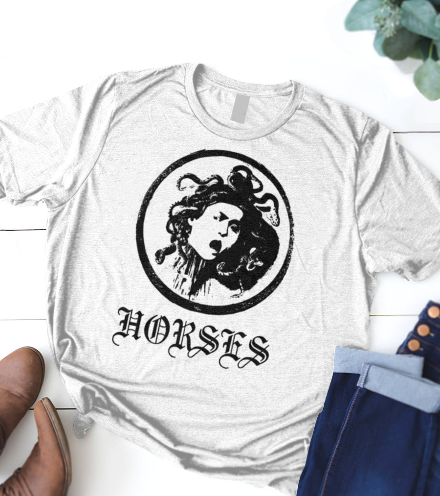 Horses Medusa Iconic Mythical Symbolism T-Shirt