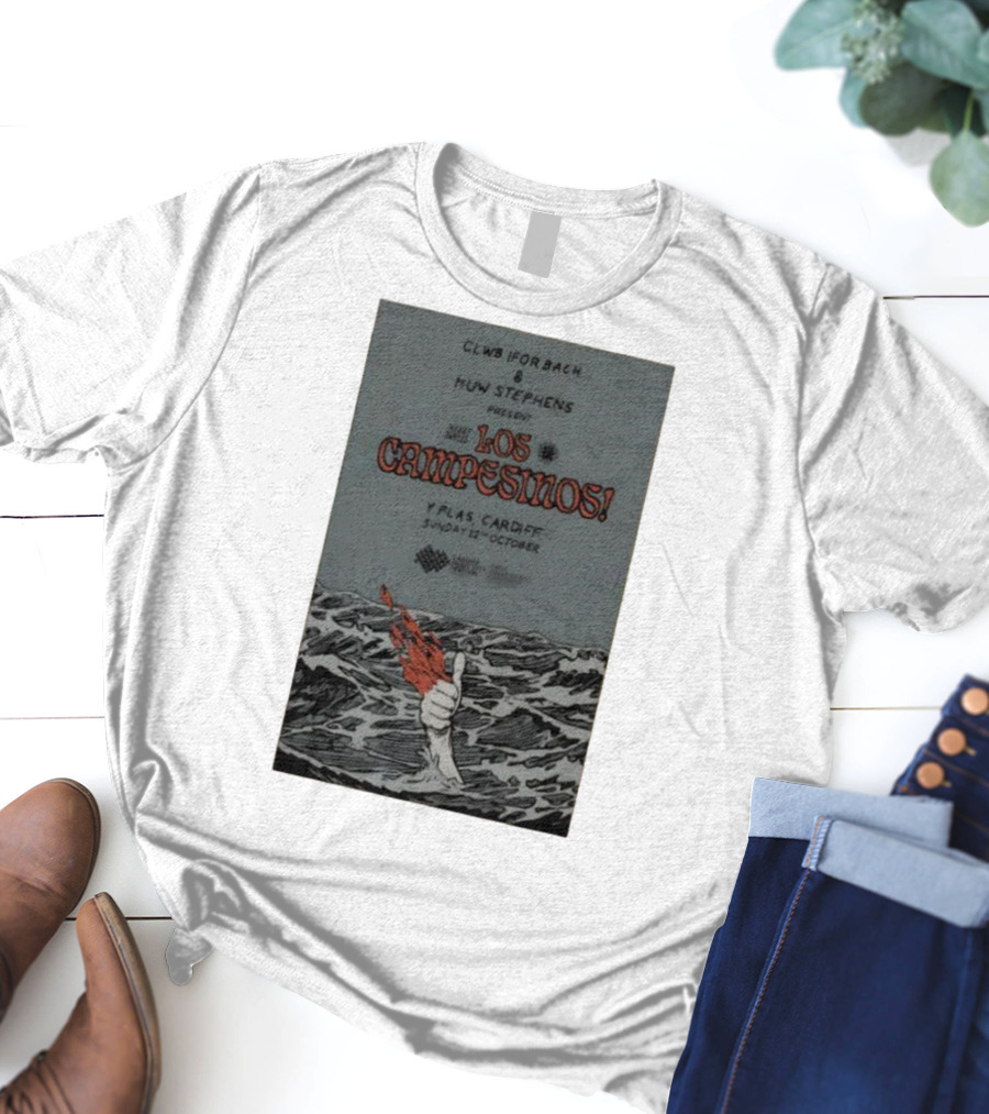 CLWB Ifor Bach Huw Stephens Present Los Campesinos Y Plas Cardiff Sunday 12th October T-Shirt